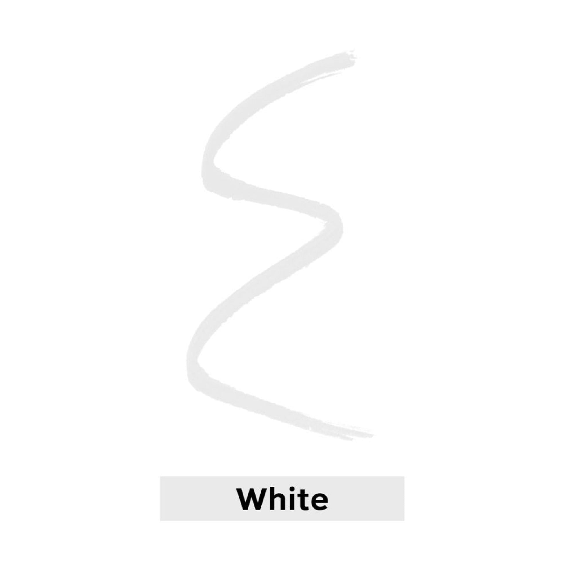Makeup Revolution Felt & Kohl Eyeliner - White