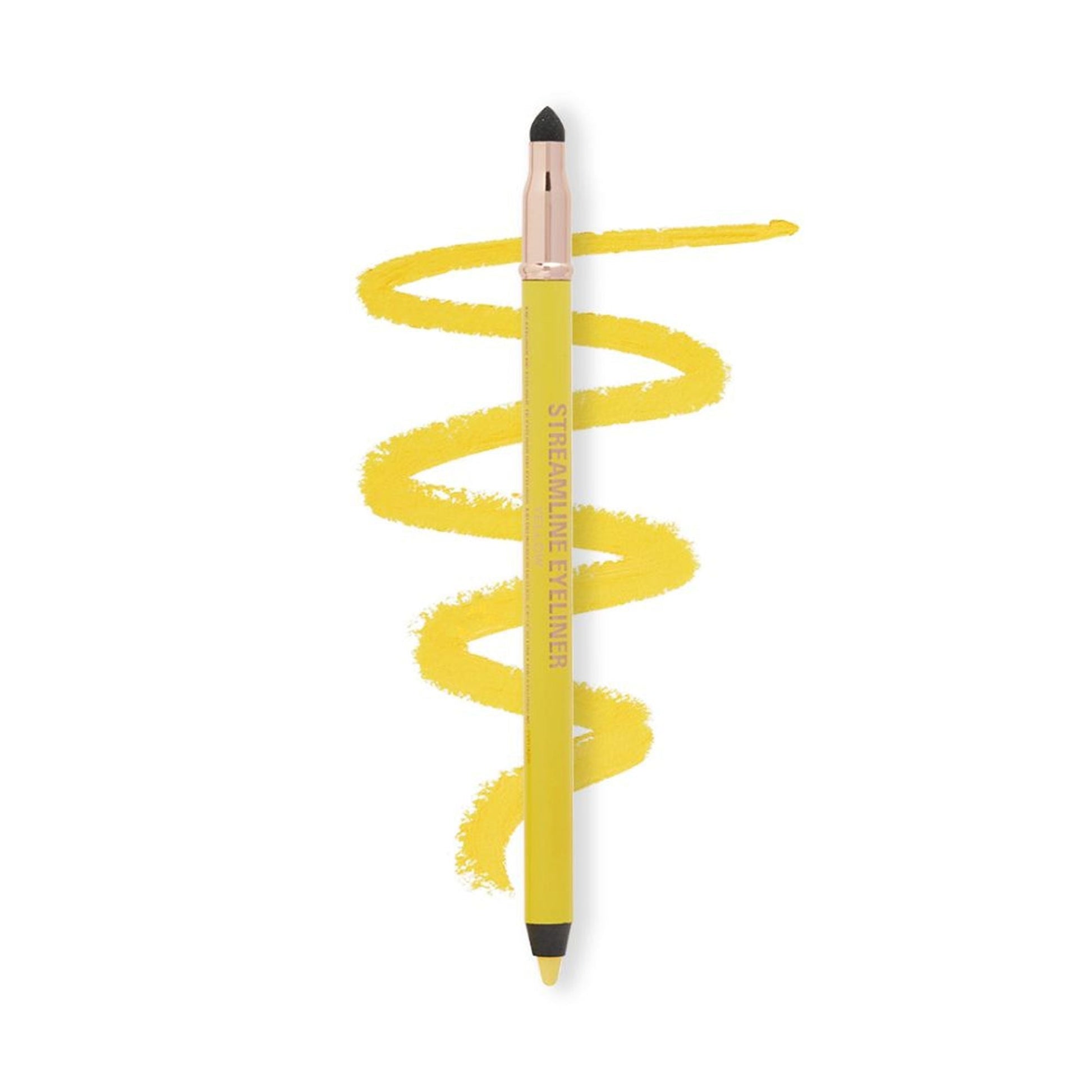 Makeup Revolution Streamline Waterline Eyeliner Pencil-Ultra Creamy Smudge Proof Smokey Looks - Yellow