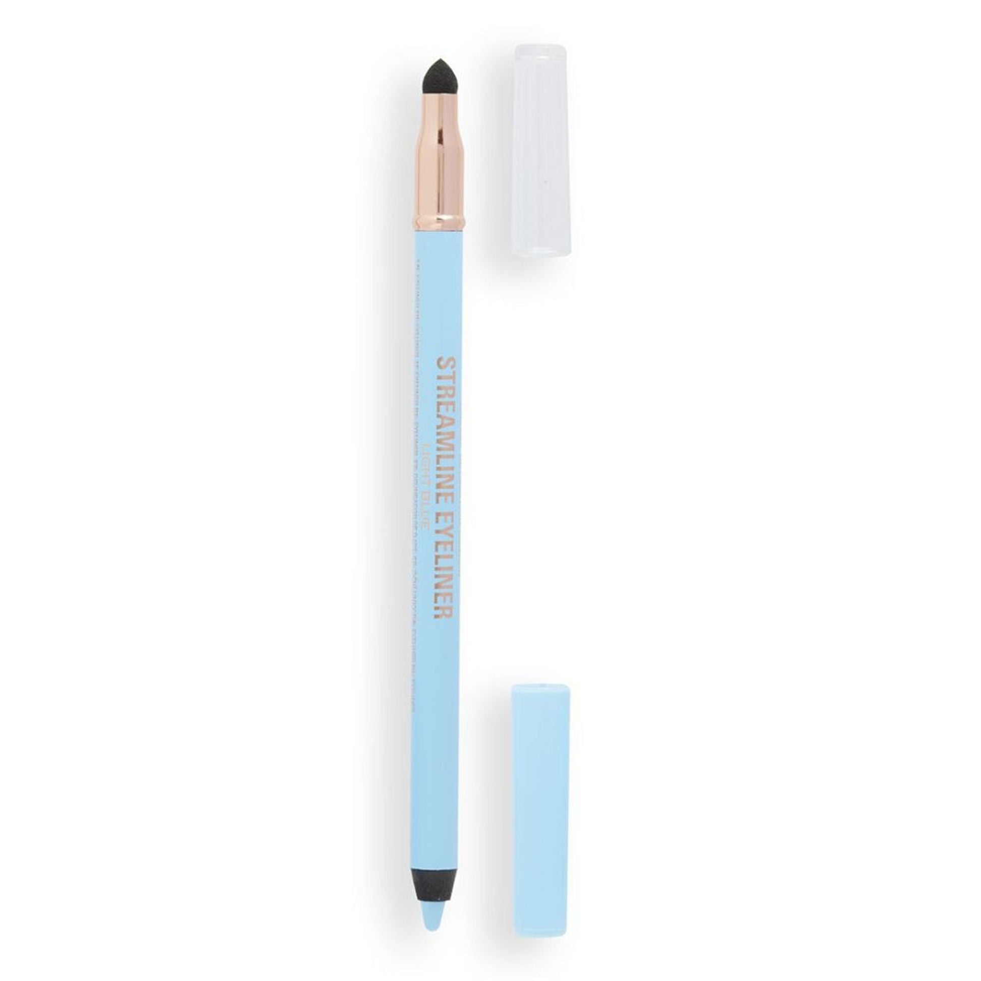 Makeup Revolution Streamline Waterline Eyeliner Pencil-Ultra Creamy Smudge Proof Smokey Looks - Light Blue