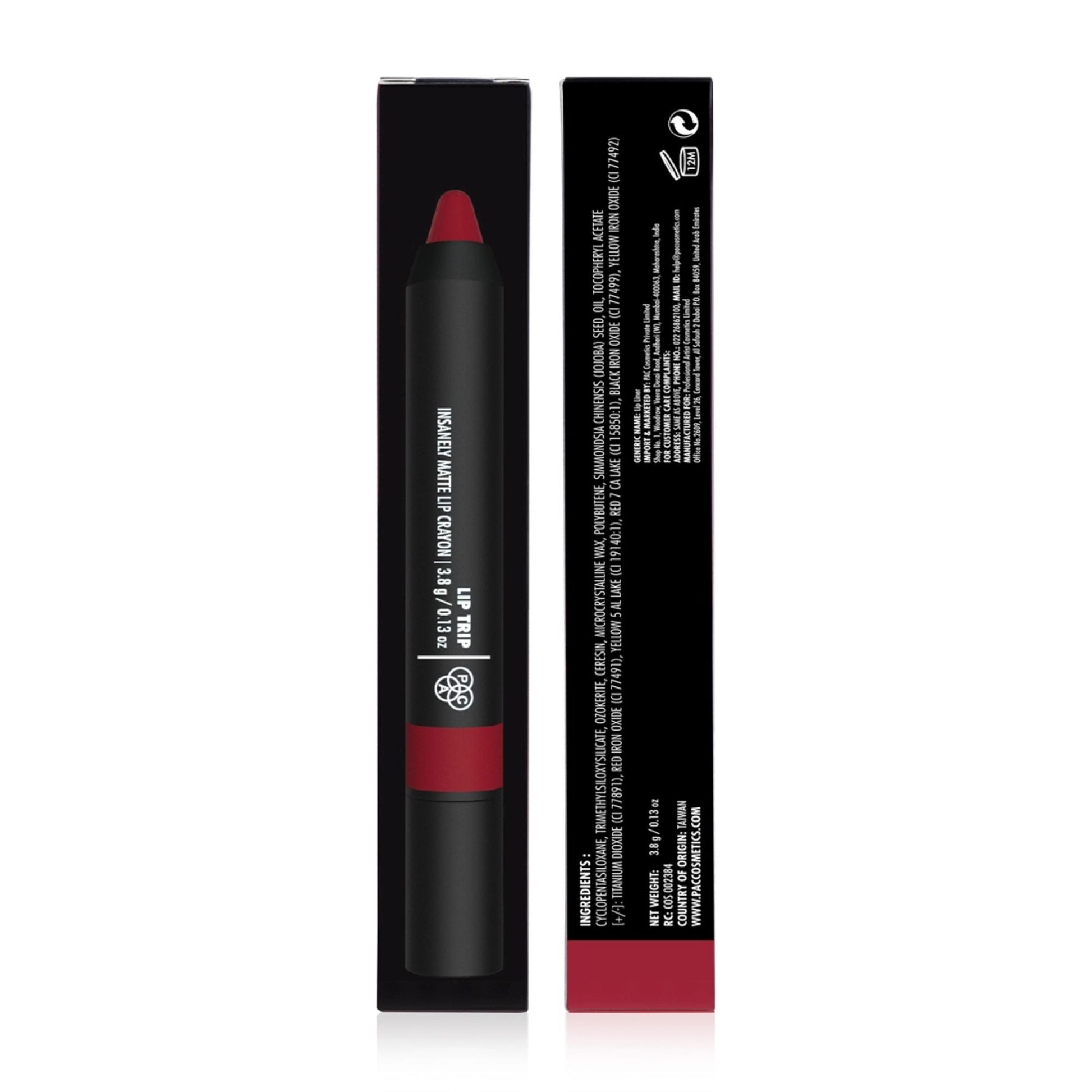 PAC Studio Insanely Matte Lip Crayon - Lip Trip