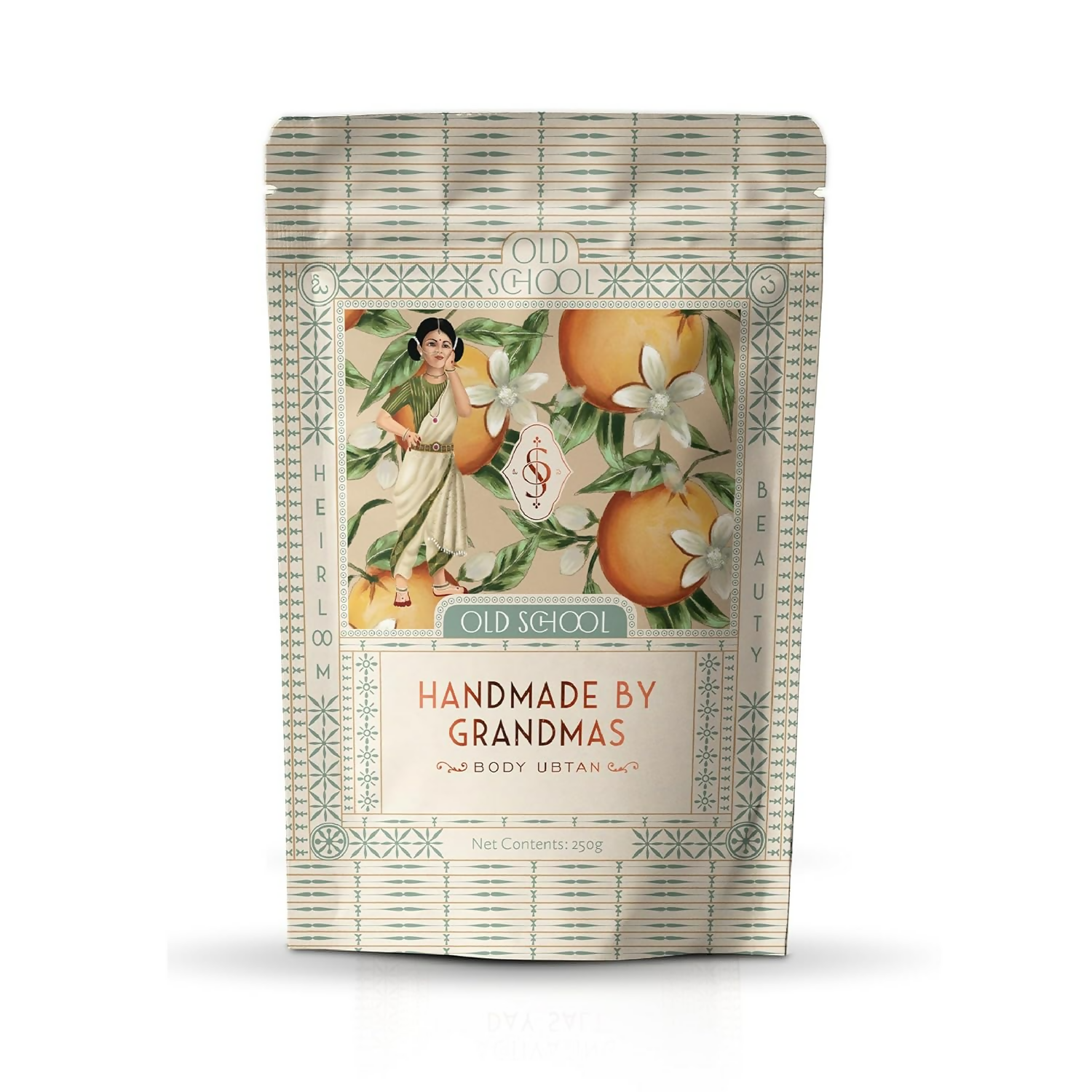 Old School Rituals Handmade By Grandmas Baby Body Ubtan Natural Bath Powder