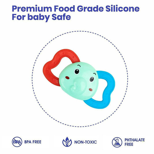 Cable World Colourful Plastic Non Toxic Attractive Rattle Combo - Grab2buy