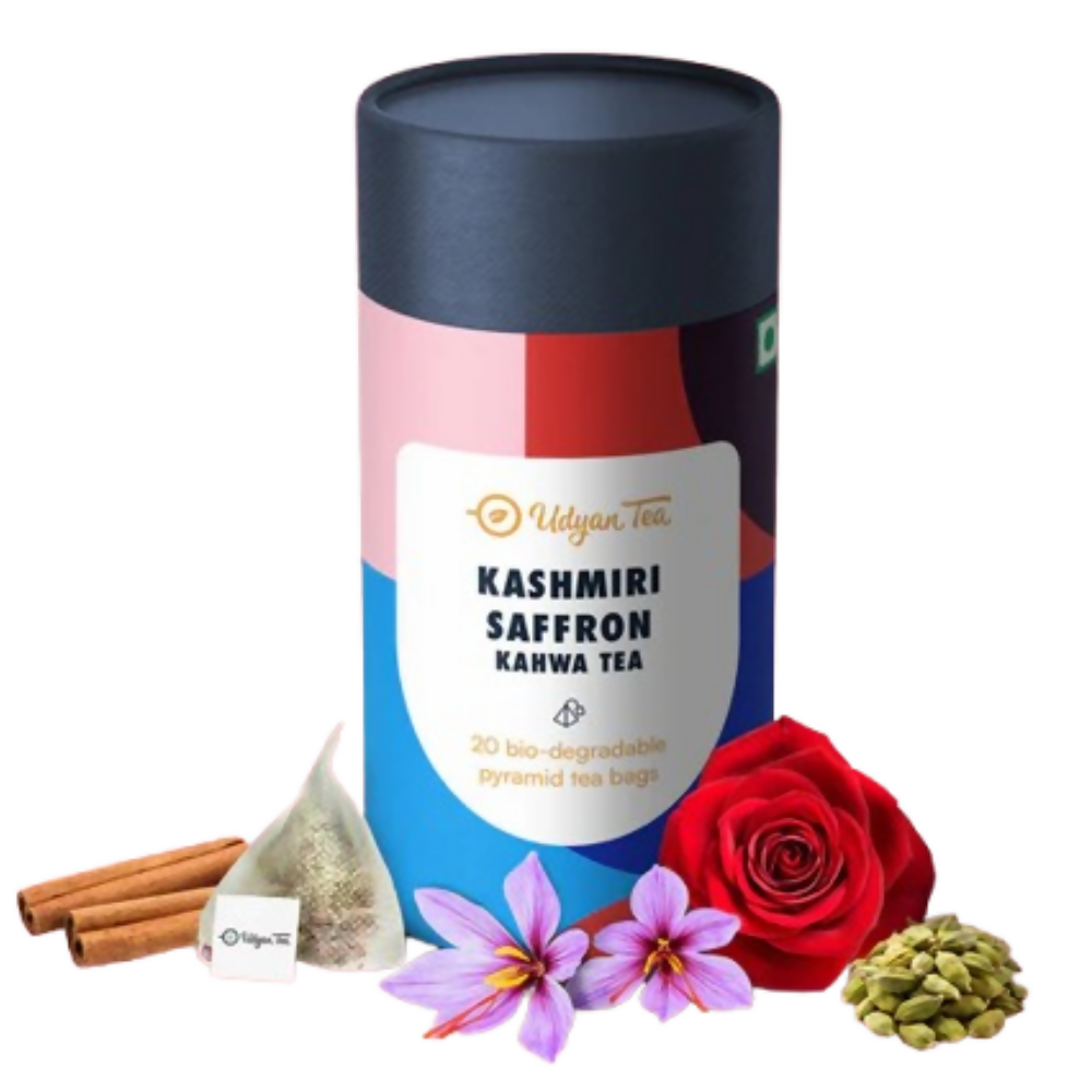 Udyan Tea Kashmiri Saffron Kahwa Green Tea  Grab2Buy Udyan Tea Grab2Buy