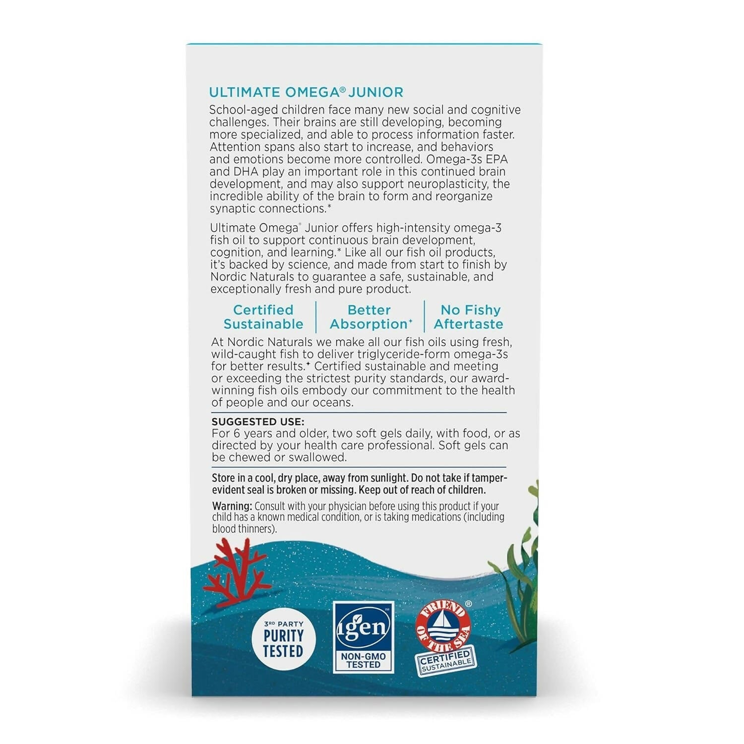 Nordic Naturals Ultimate Omega Junior Fish Oil Softgels - Grab2buy