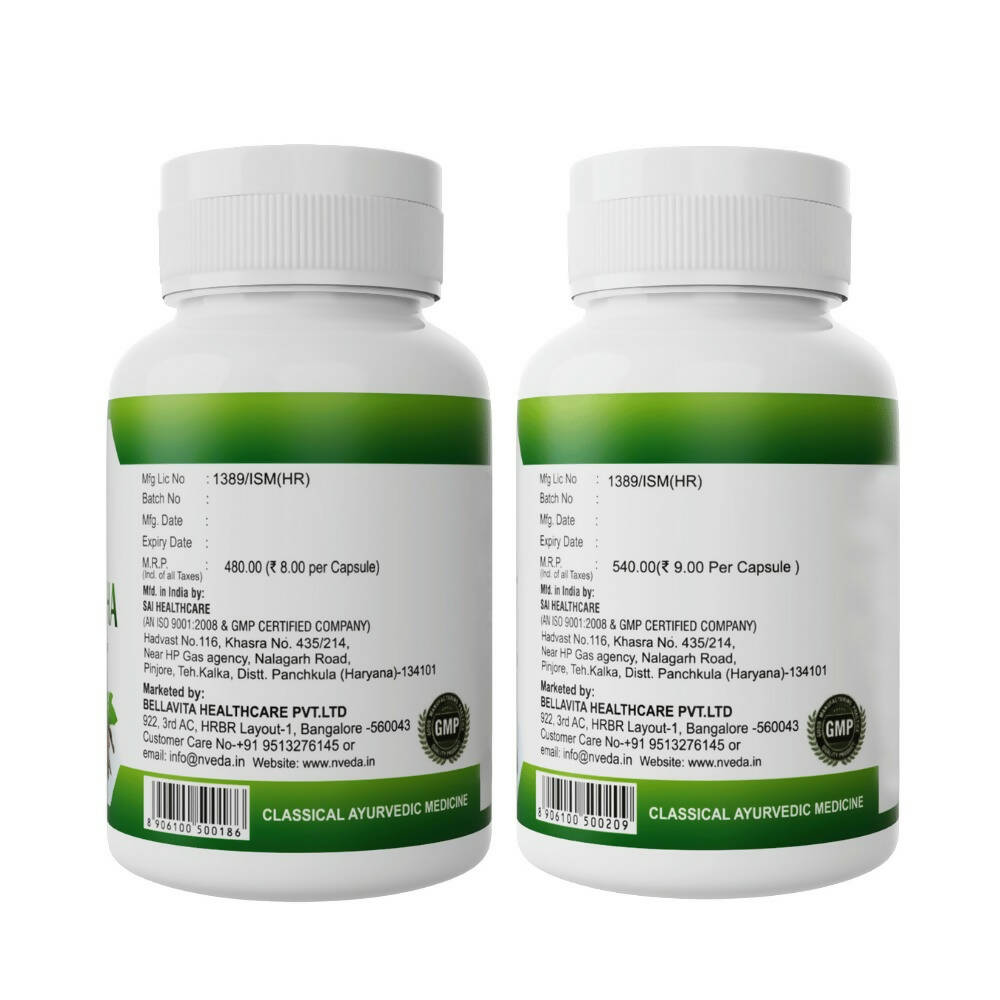 Nveda SJ Capsules and Ashwagandha Capsules Combo - Grab2buy