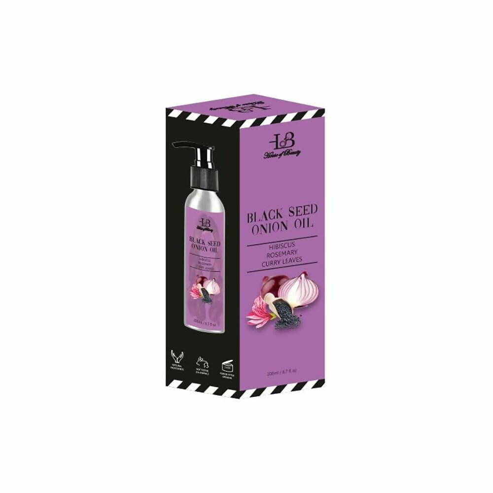 House Of Beauty Black Seed Onion Oil with Hibiscus Hair Oil 