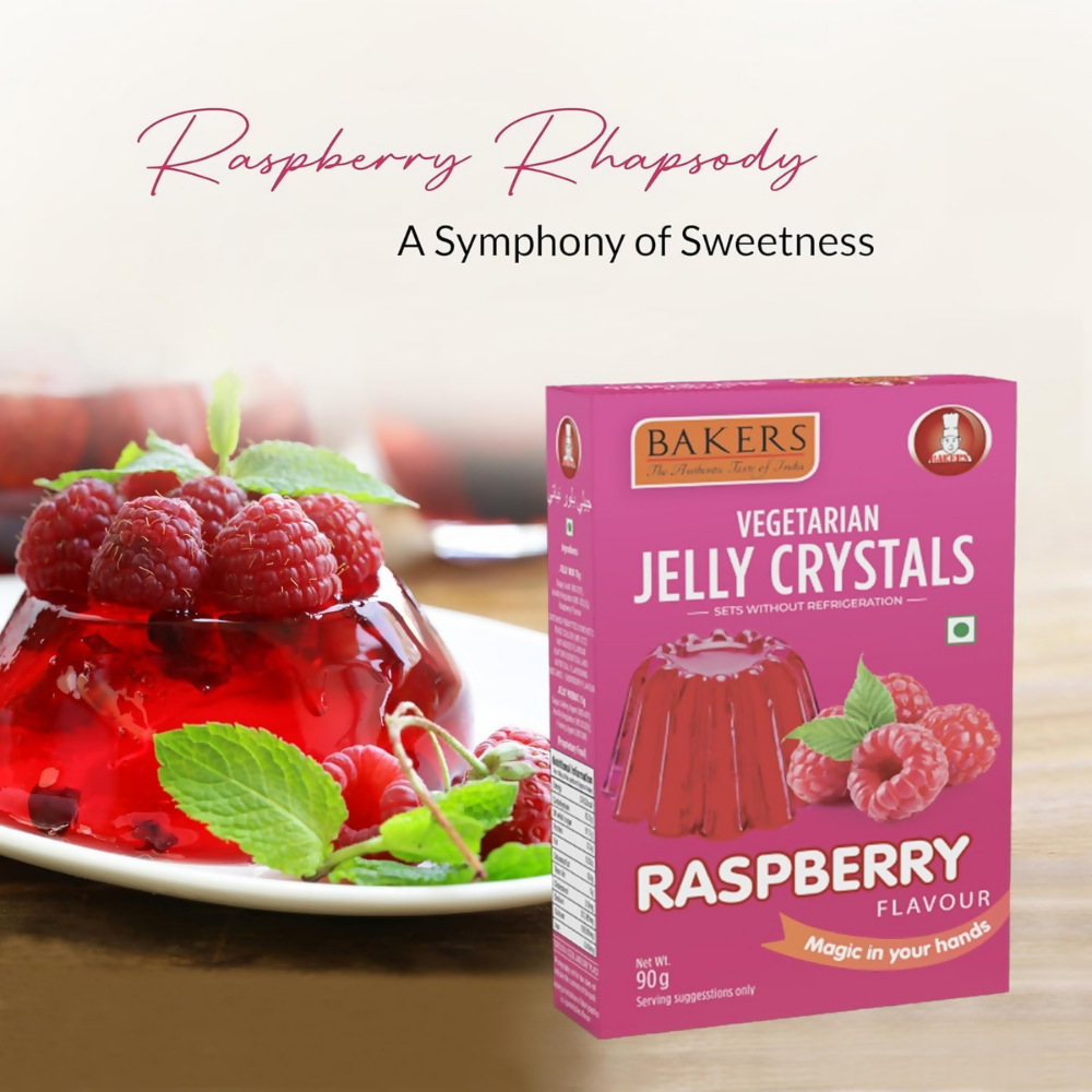 BAKERS Jelly Crystal - Lemon, Orange, Pineapple, Raspberry