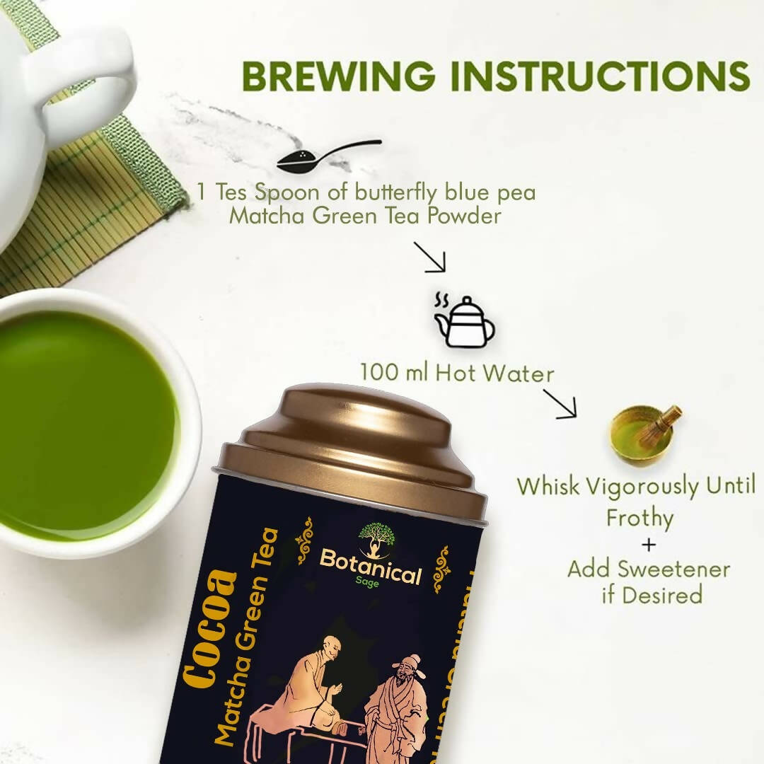 Botanical Sage Cocoa Matcha Green Tea  Grab2Buy Botanical Sage Grab2Buy