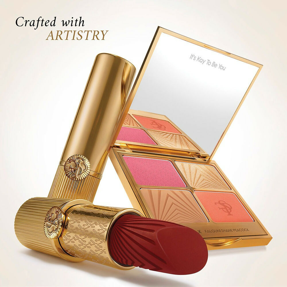 Kay Beauty x Falguni Shane Peacock Luxe Matte Lipstick - Crimson Silk