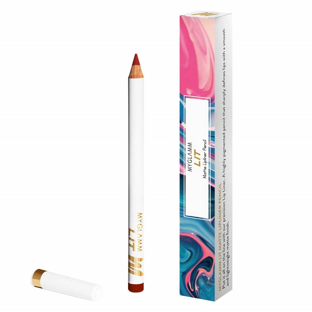 MYGLAMM LIT Matte Lip Liner Pencil