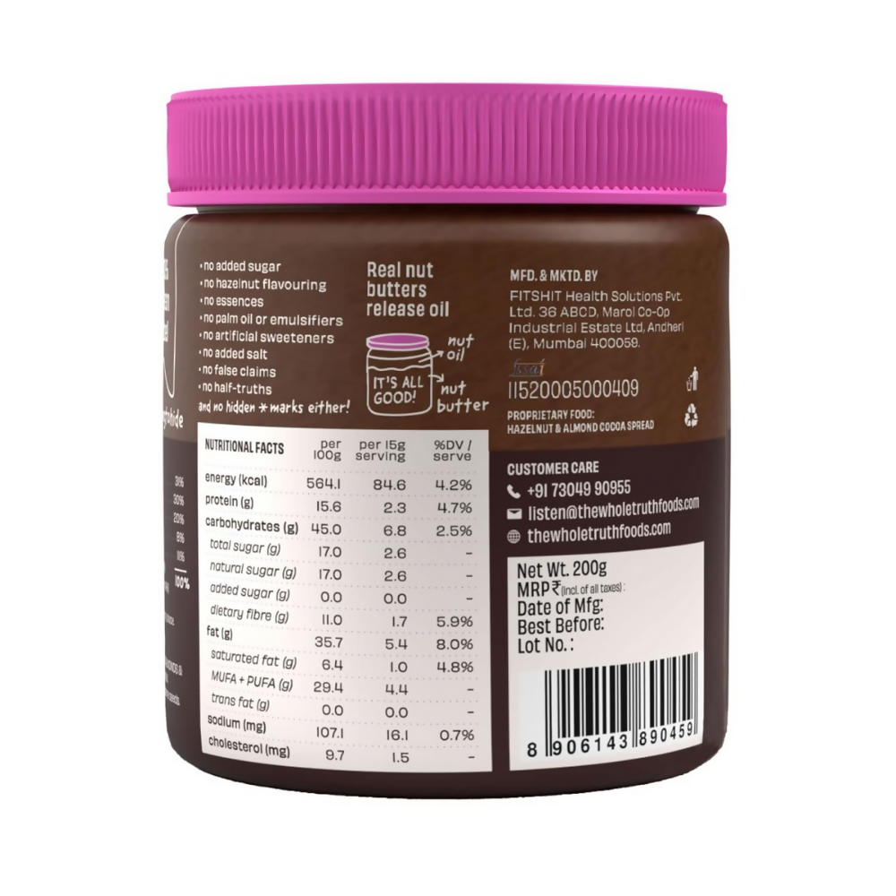 The Whole Truth Hazelnut Spread - Creamy  Grab2Buy The Whole Truth Grab2Buy