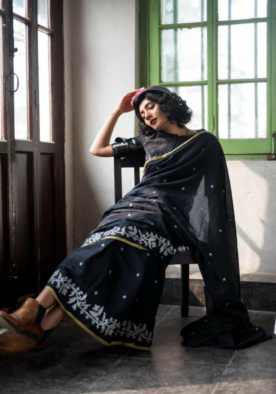 Exclusive Collection Beautiful Black Embroidery Grab2Buy 