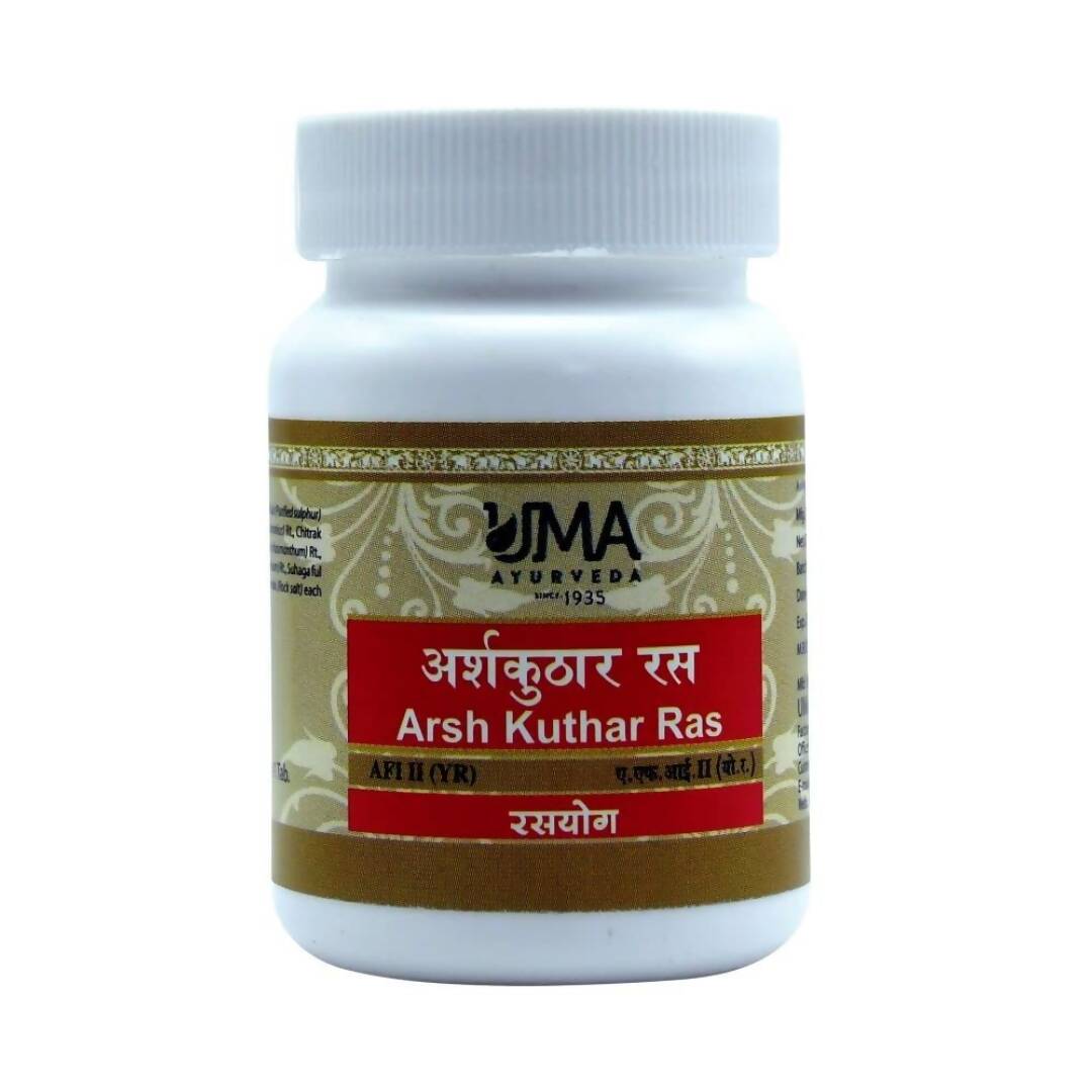 Uma Ayurveda Arsh Kuthar Ras Tablets 