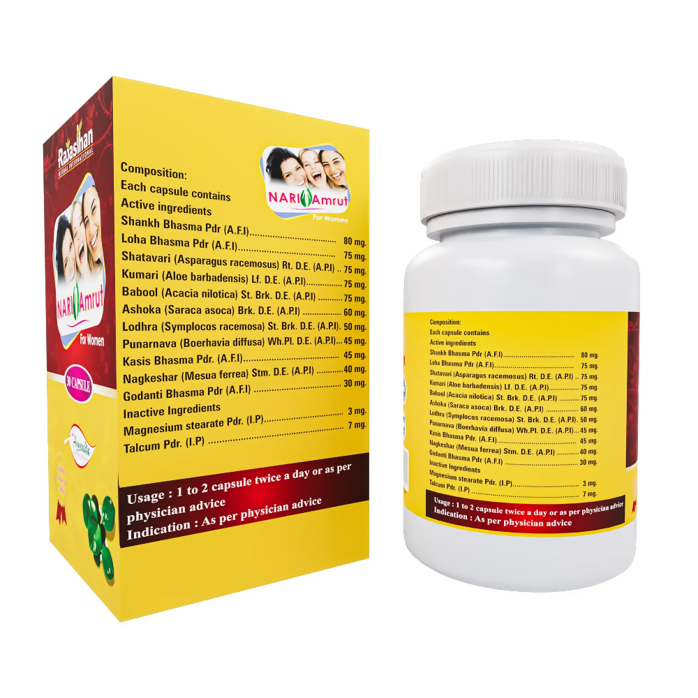 Rajasthan Herbals Nari Amrut Capsules 