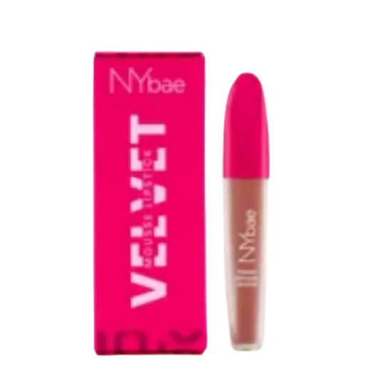 NY Bae Velvet Mousse Liquid Lipstick - Cheeky Nude 09