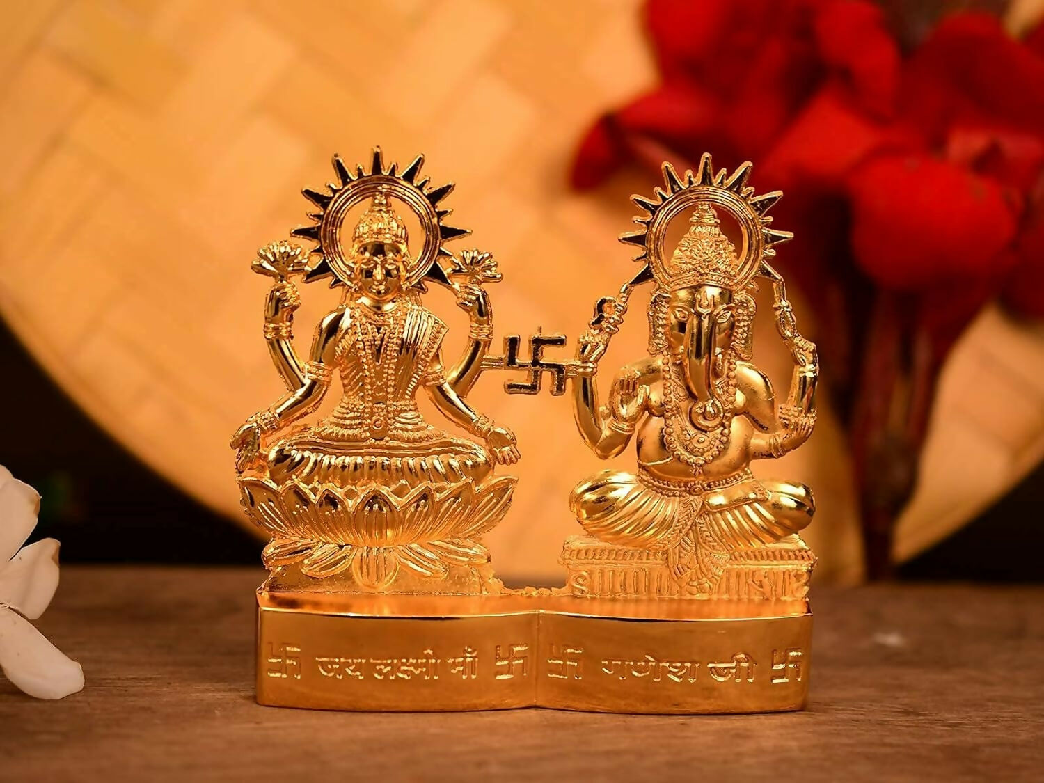 Collectible India Lakshmi Ganesha Murti Idol Set - Grab2buy