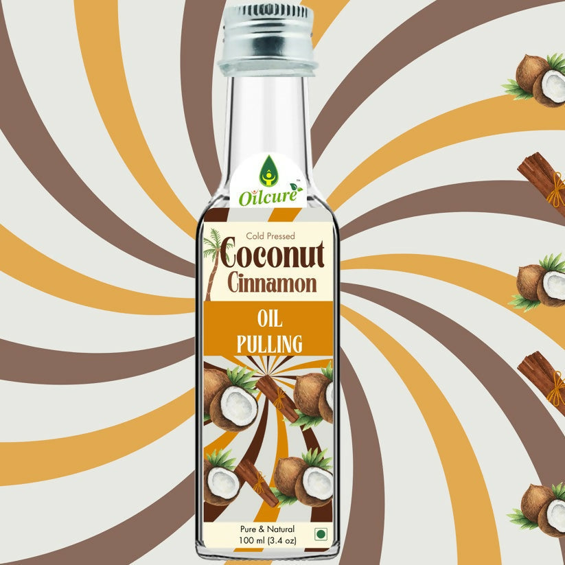 Oilcure Coconut Cinnamon Oil Pulling 
