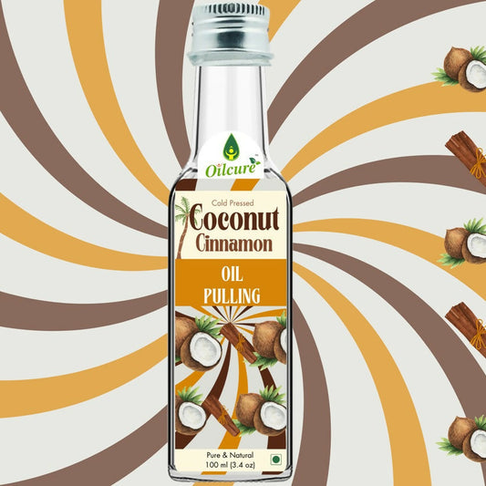 Oilcure Coconut Cinnamon Oil Pulling 