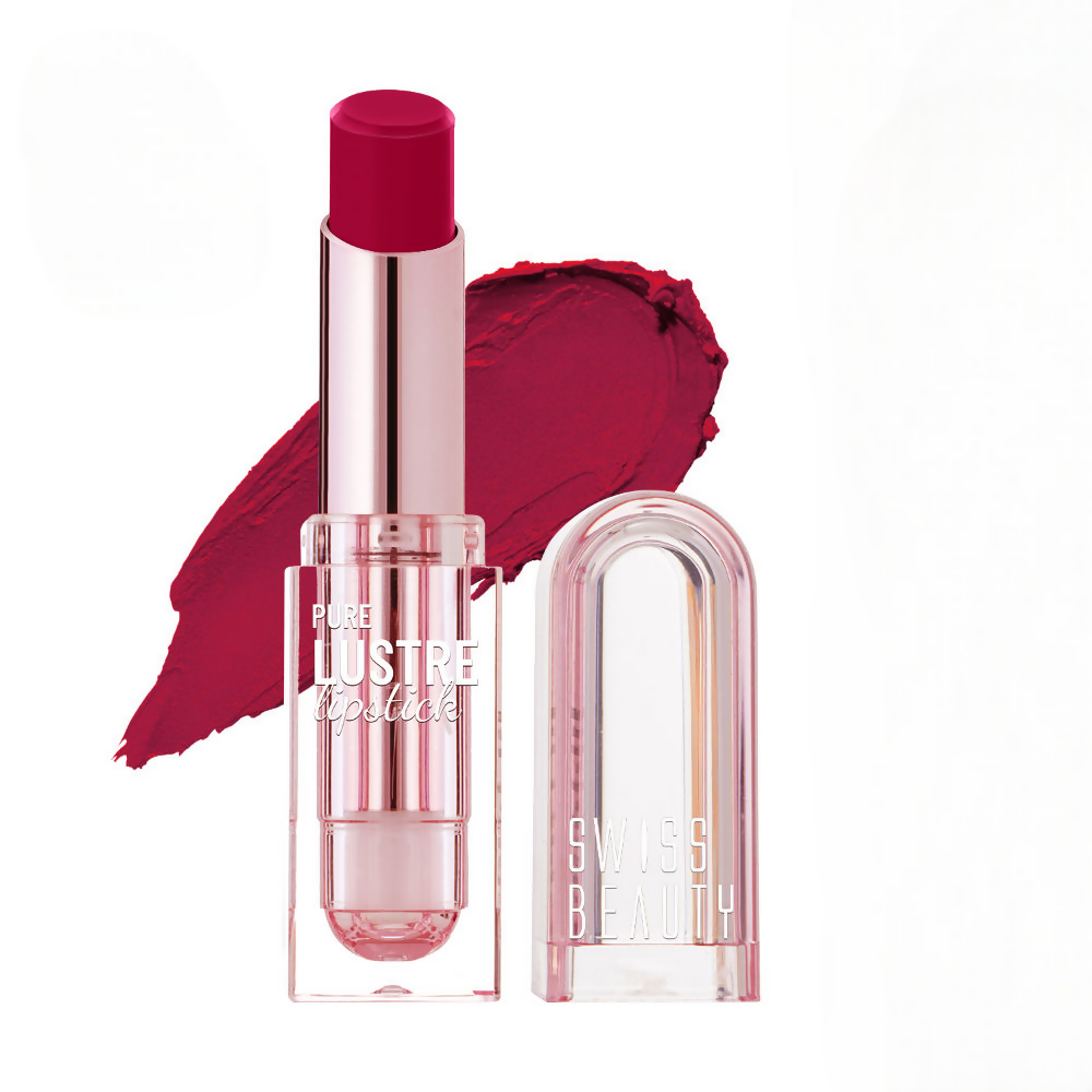 Swiss Beauty High Shine Finish Smooth Glide Pure Lustre Lipstick - 11 Pop Cherry 