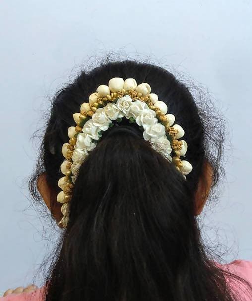 White Gold Mogra Gajra  Grab2Buy Mokshi Collections Grab2Buy