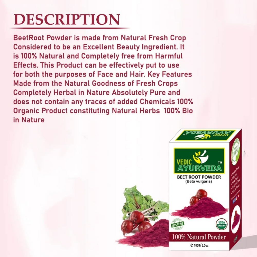 VedicAyurveda BeetRoot Powder  Grab2Buy VedicAyurveda Grab2Buy