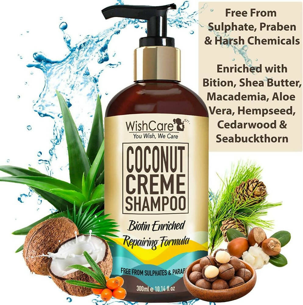 Wishcare Coconut Crème Shampoo  Grab2Buy Wishcare Grab2Buy
