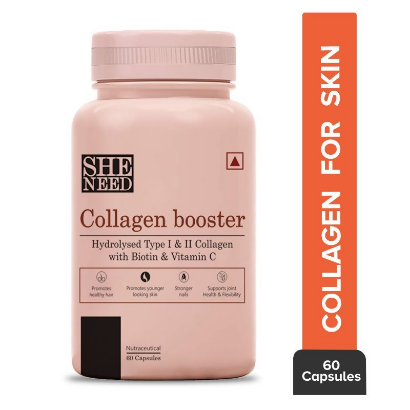SheNeed Collagen Booster With Hydrolysed Collagen Capsules 