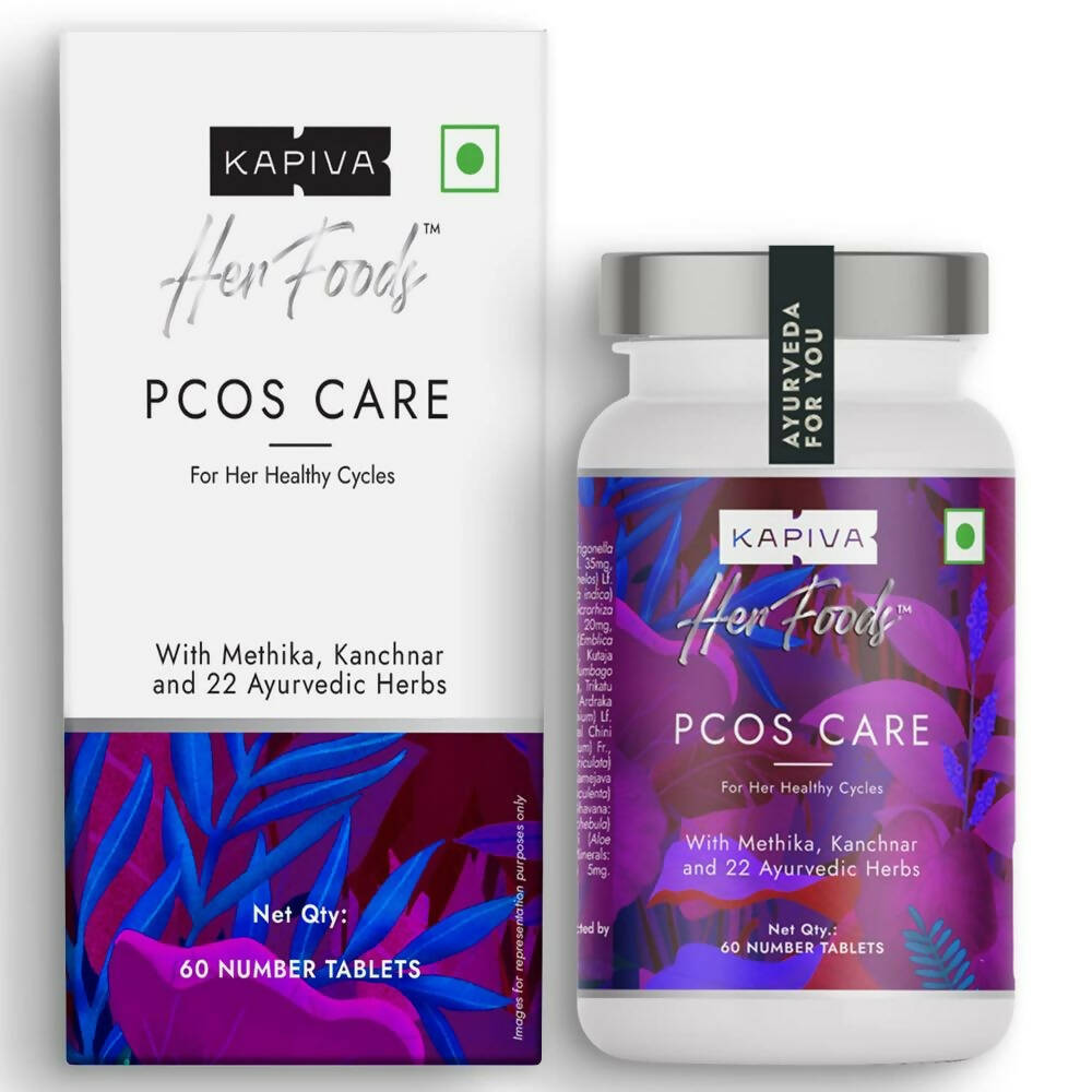 Kapiva Ayurveda Her Foods PCOS Care Tablets | Grab2Buy