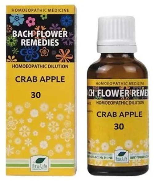 New Life Homeopathy Bach Flower Remedies Crab Apple Dilution 