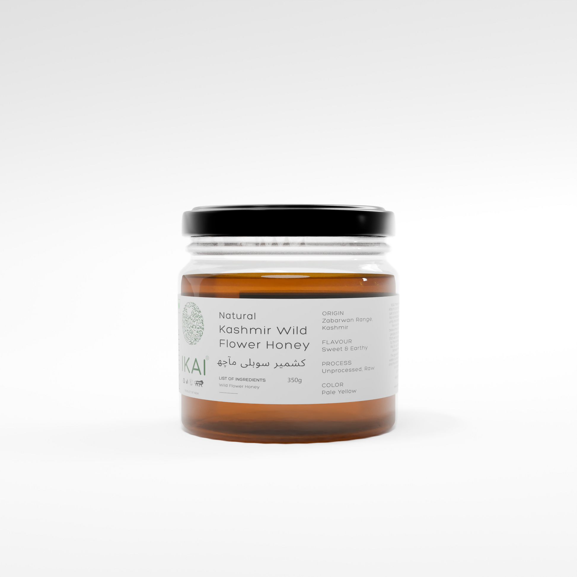 3 - Natural Kashmir Wild Flower Honey - 350g