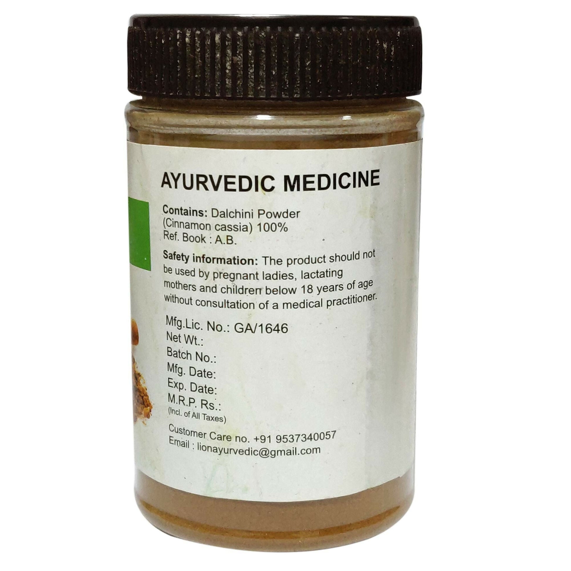 Lion Ayurveda Dalchini Powder 