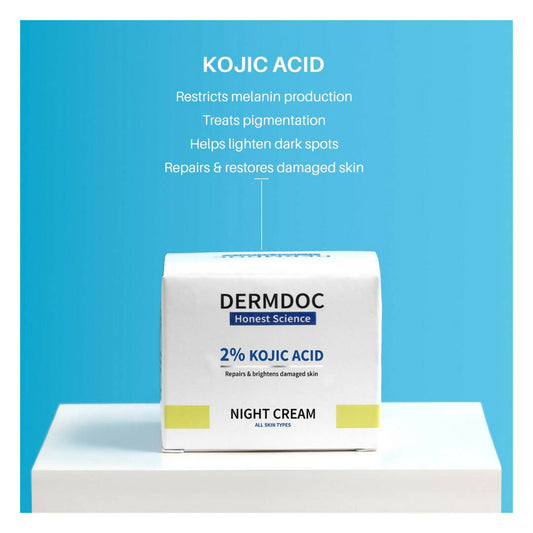 Dermdoc 2% Kojic Acid Night Cream - Grab2buy
