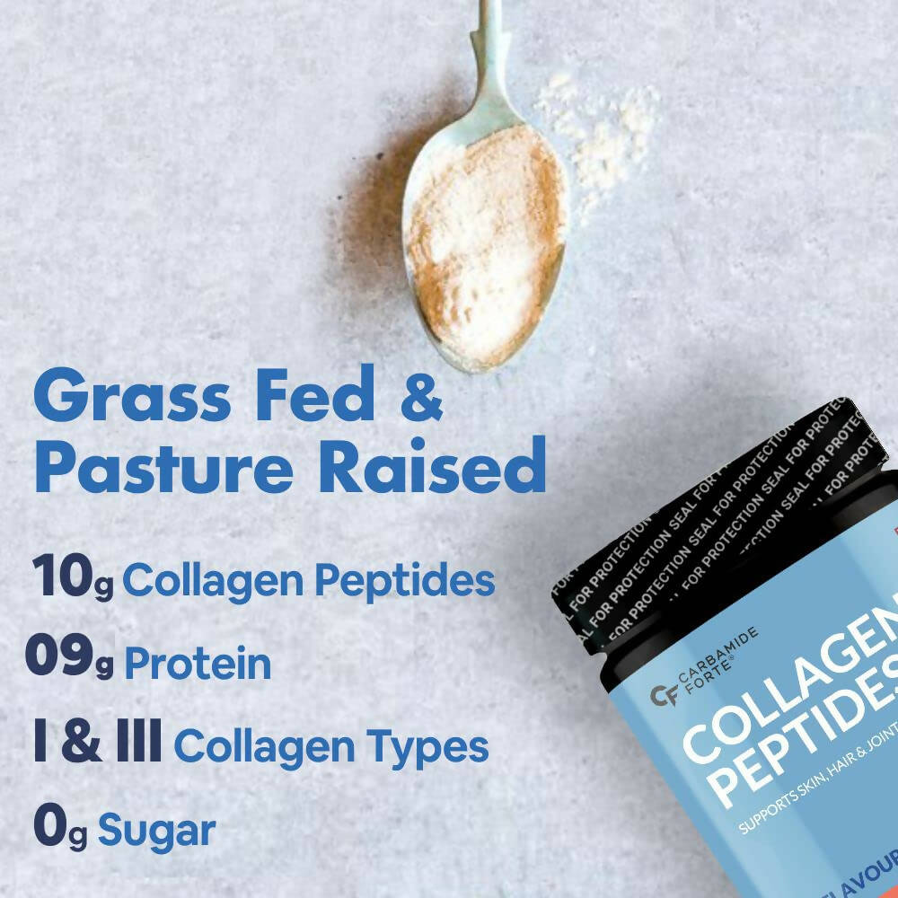 Carbamide Forte Hydrolyzed Collagen Powder with Type 1 & 3 Collagen Peptides 
