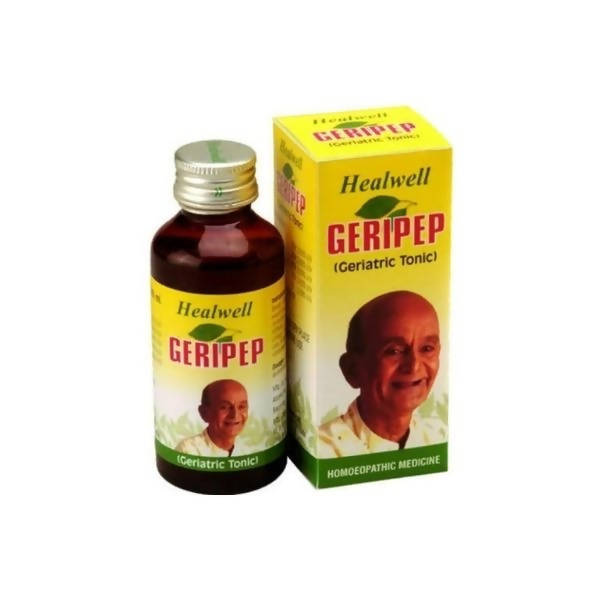 Healwell Homeopathy Geripep Tonic – Homeopathic Geriatric Energy & General Wellness Tonic 