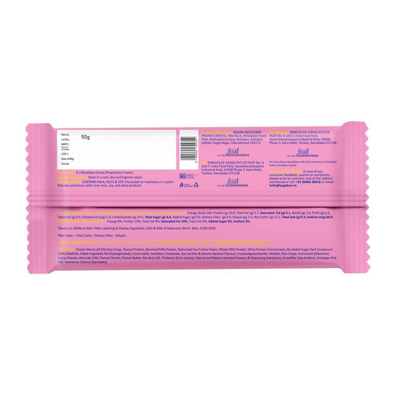 Yoga Bar Crunch Dark Chocolate Protein Bar  Grab2Buy Yoga Bar Grab2Buy