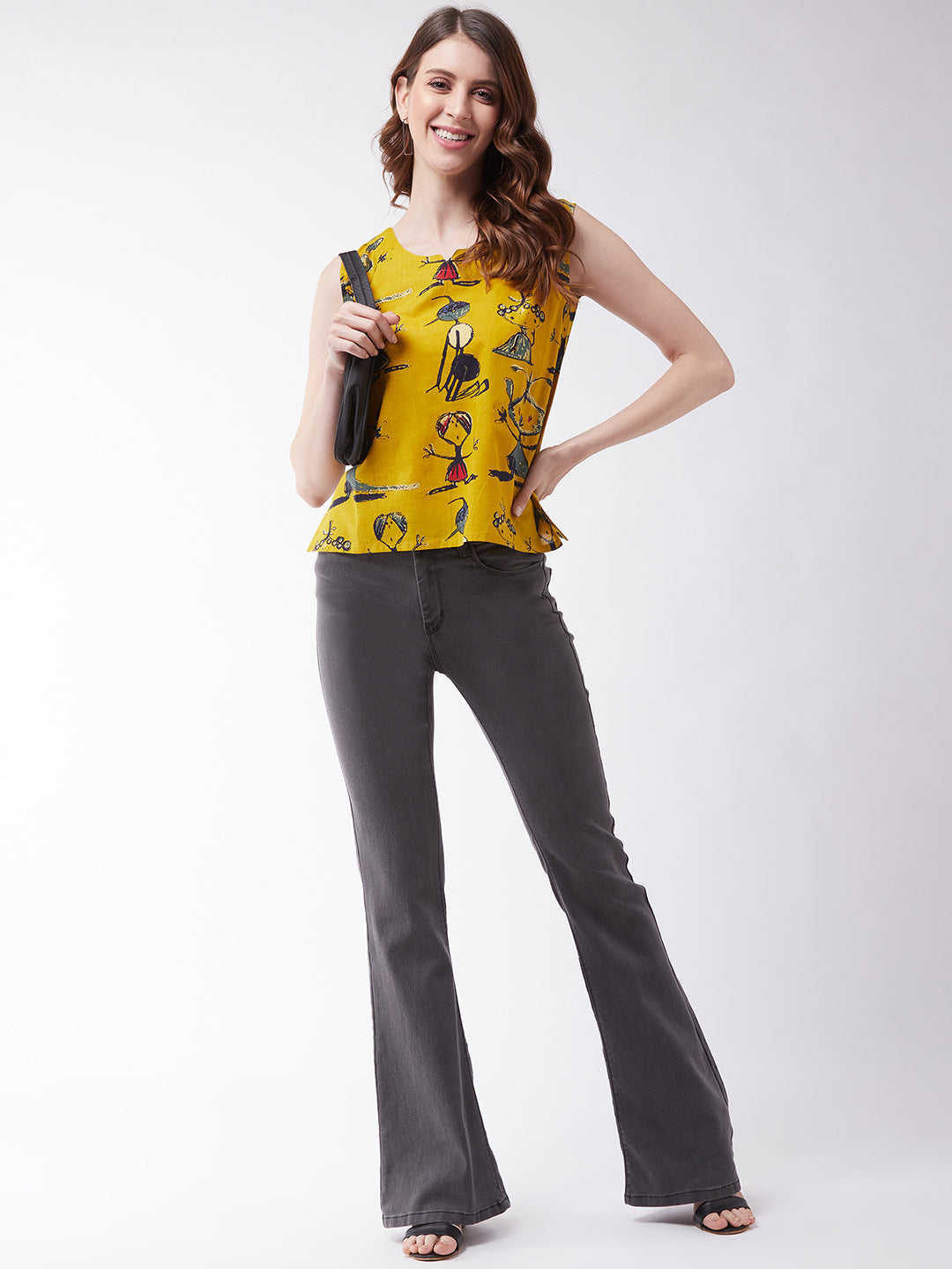 InWeave Quirky Sleeveless Top 