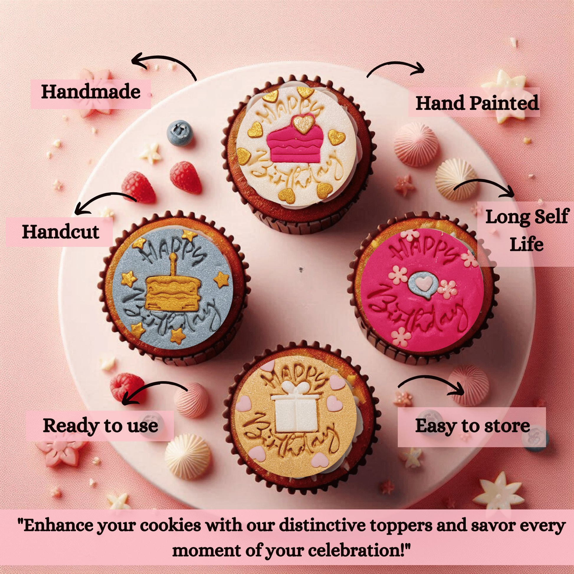 Confect Happy Birthday | Edible Celebration Topper