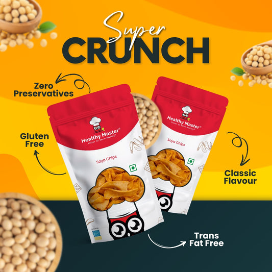 Healthy Master Light & Crispy Soya Chips Healthy Masters