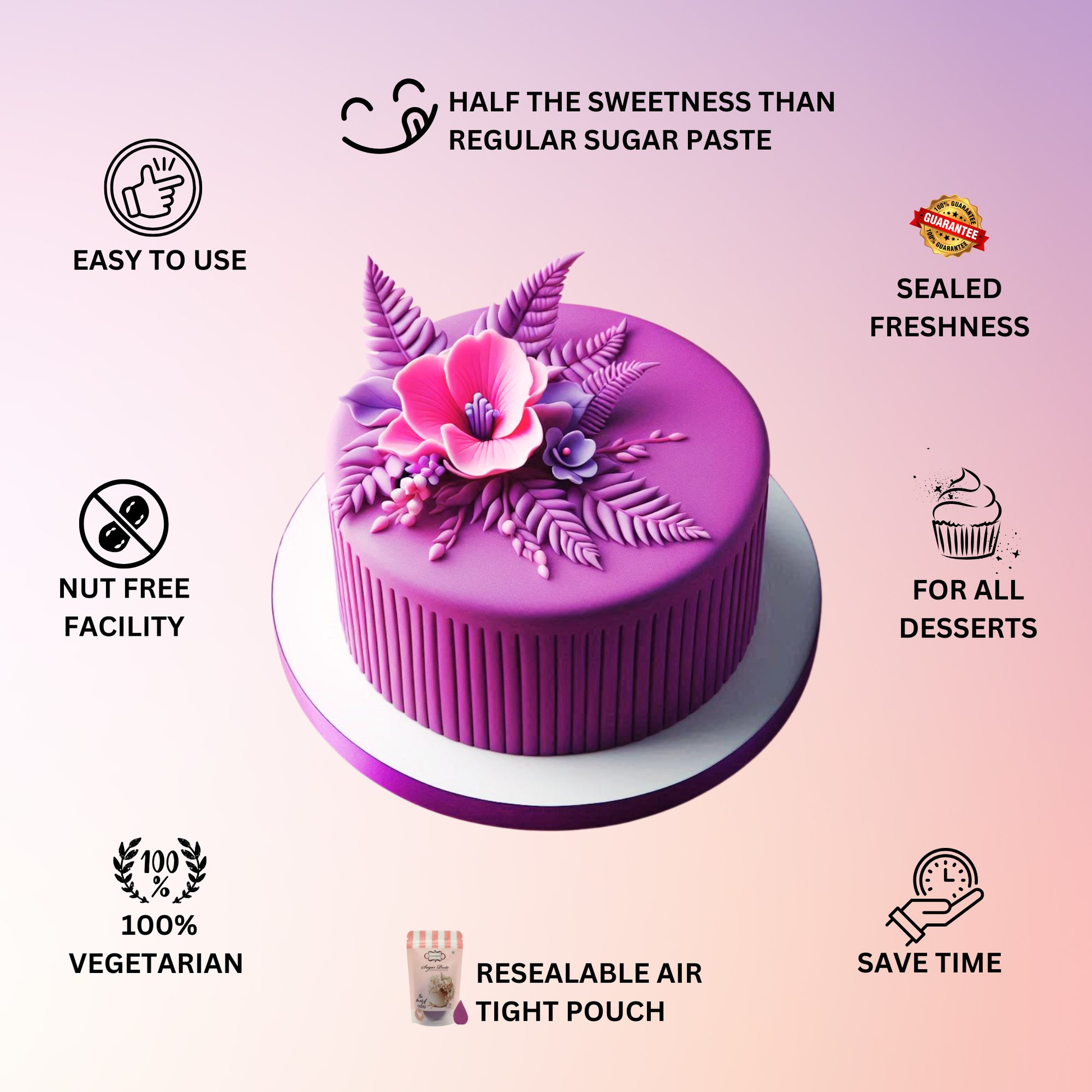 Confect Fuchsia Pink Fondant | Edible Sugarpaste
