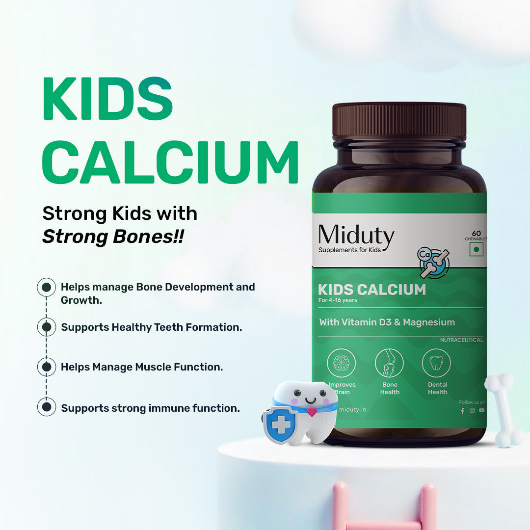 Miduty by Palak Notes Kids Calcium Chewables 