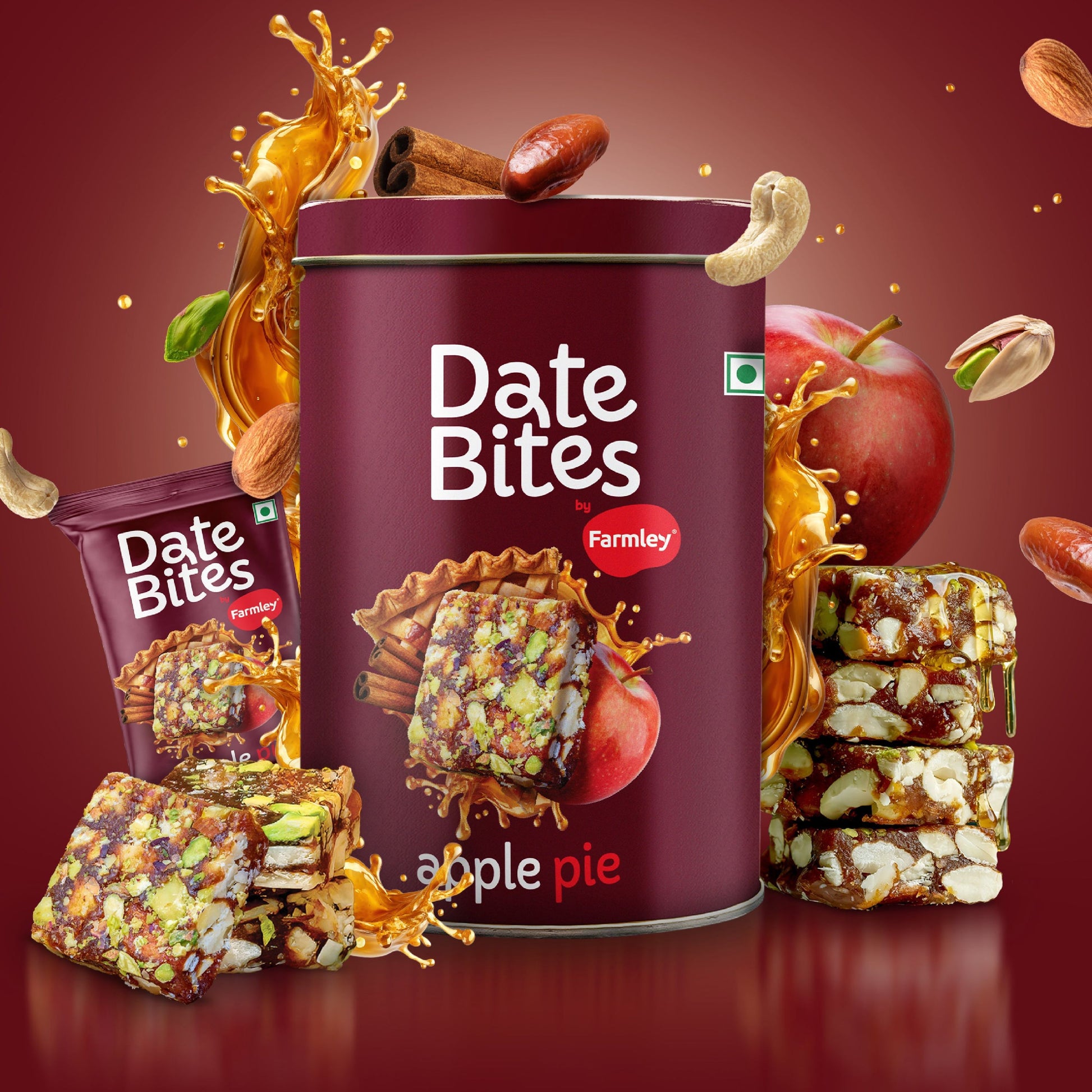 Farmley Date Bites Apple Pie- No Added Sugar