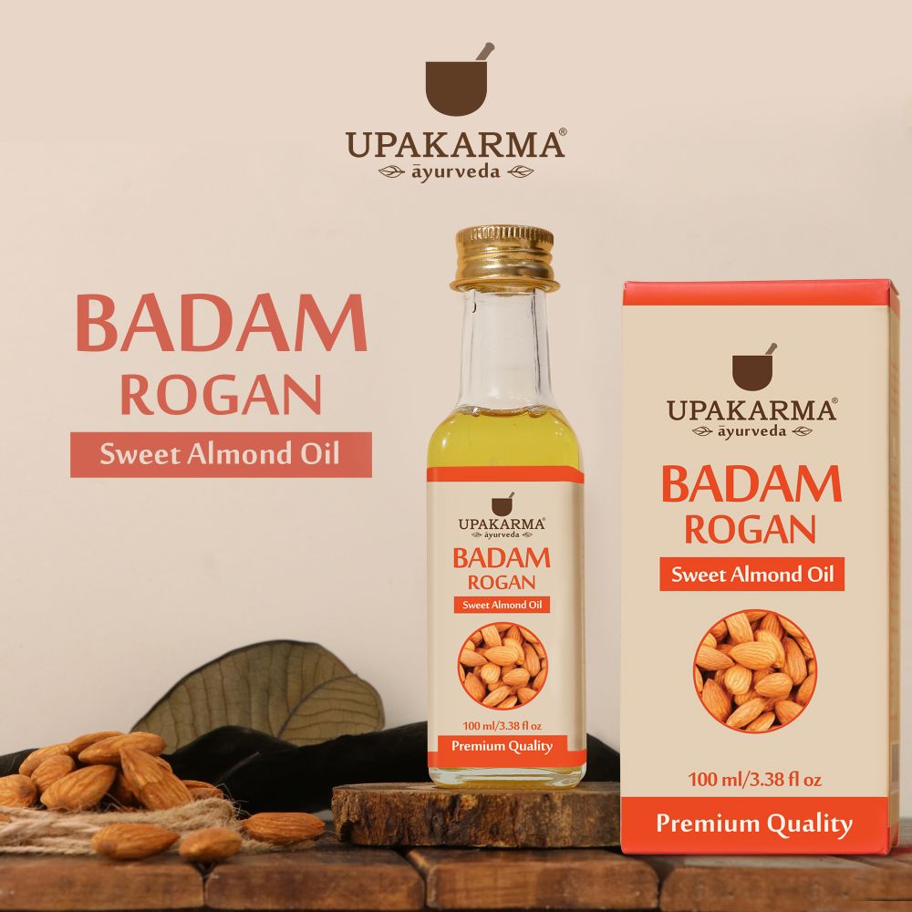 Upakarma Ayurveda Badam Rogan Sweet Almond Oil  Grab2Buy Upakarma Ayurveda Grab2Buy