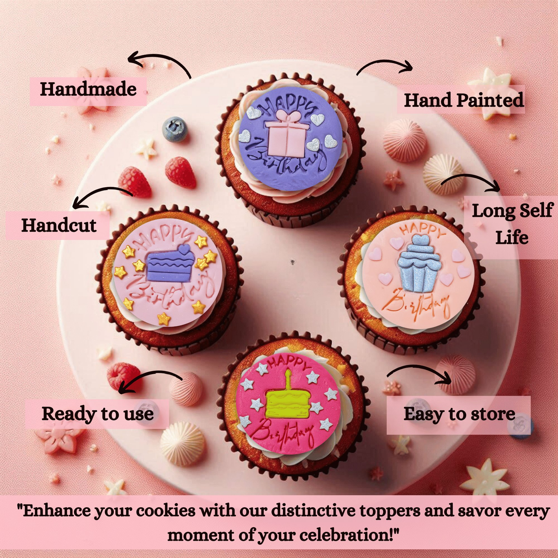 Confect Happy Birthday | Edible Celebration Topper