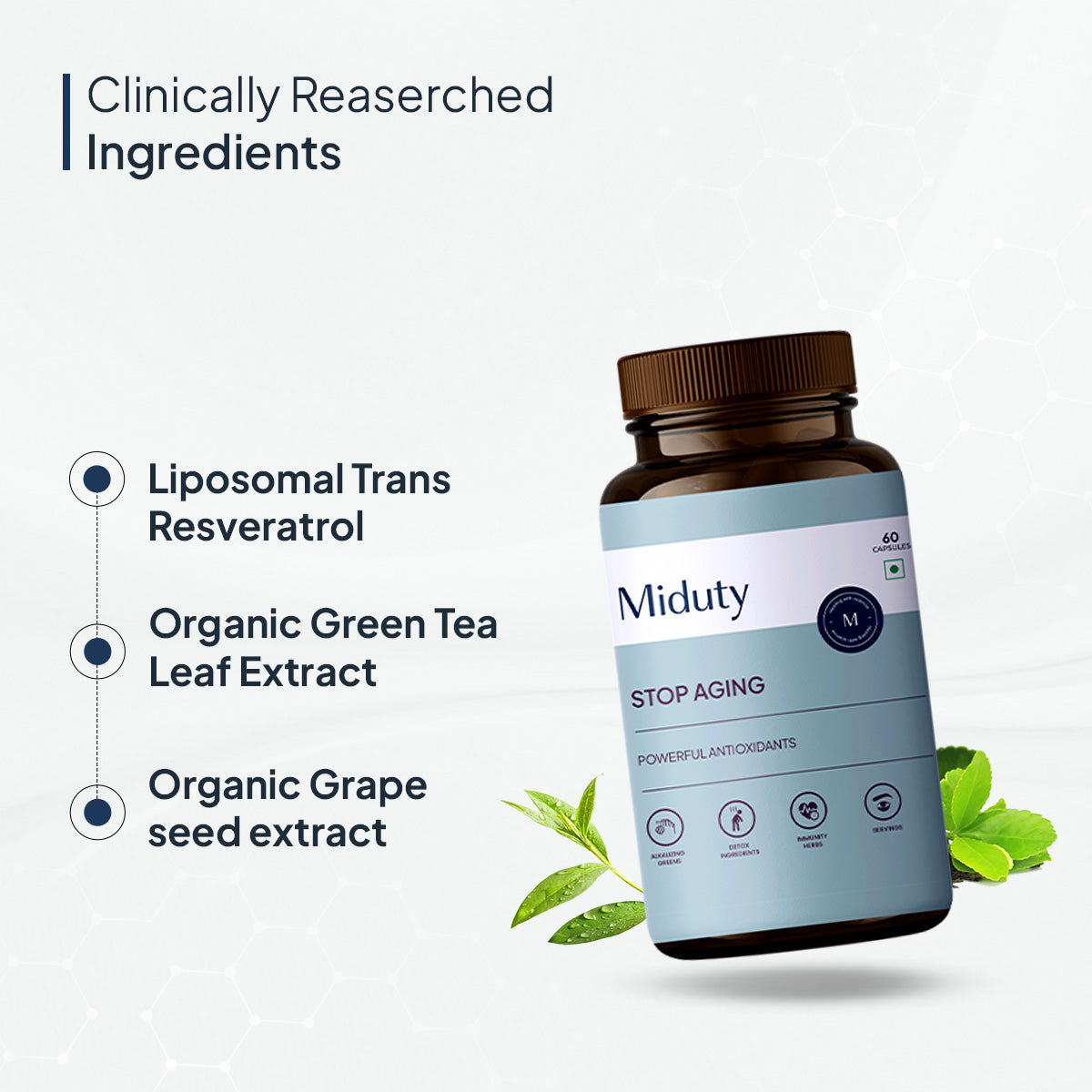 Miduty by Palak Notes Stop Aging Capsules 