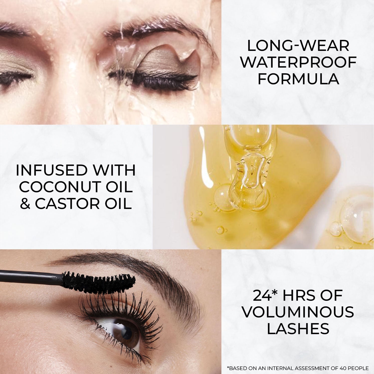 Serum-infused Volume Boost Mascara with Castor Oil and Coconut Oil 