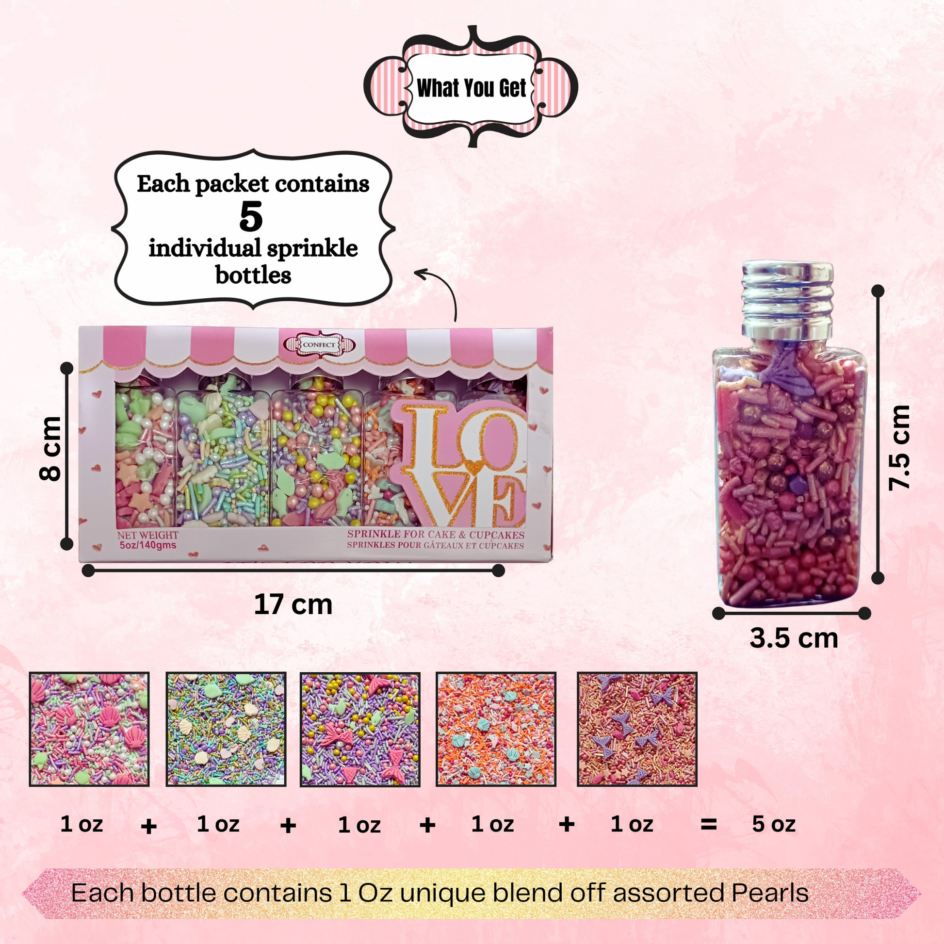 Confect Under the Sea Sprinkles for Decorations 04  Grab2Buy Confect Grab2Buy
