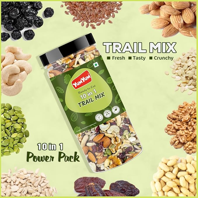 Yum Yum 10 In 1 Trail Mix Jar  Grab2Buy Yum Yum Grab2Buy