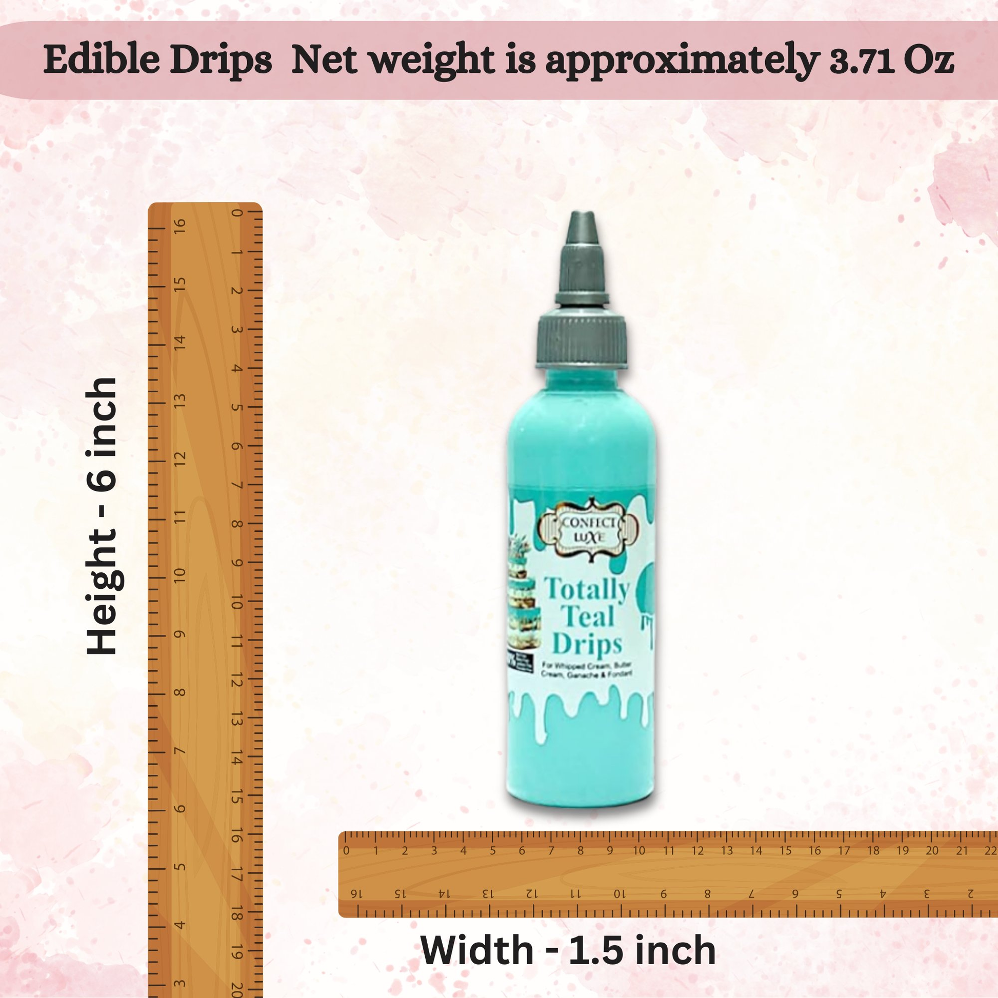 Confect Totally Teal | Edible Drips  Grab2Buy Confect Grab2Buy
