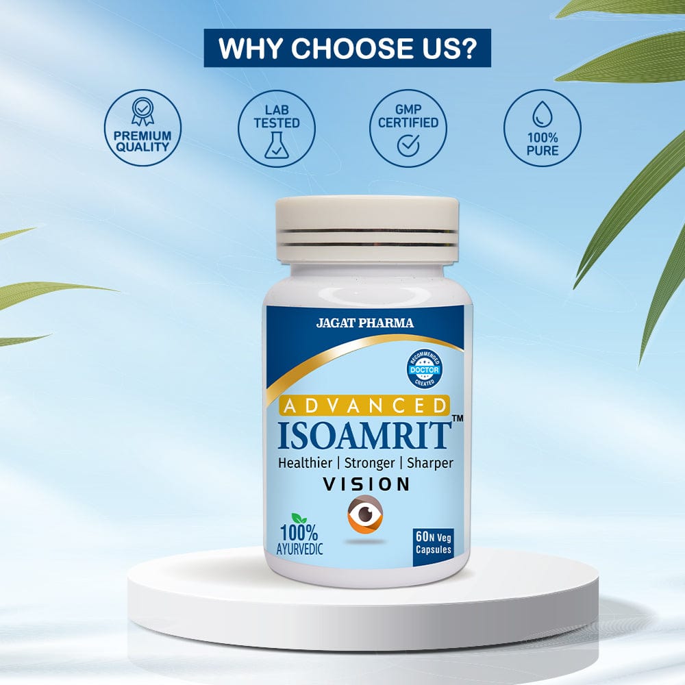 Jagat Pharma ISOAMRIT Eye Care Capsules For Dry Eyes 