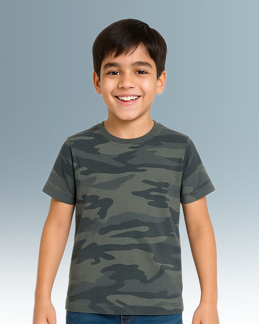 Chilins Kids Boy's Girls Regular Fit T-Shirt